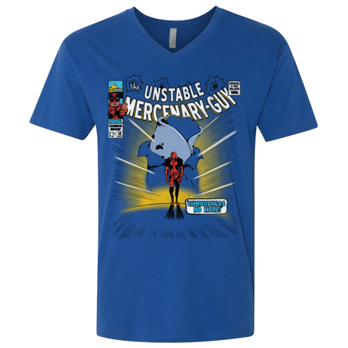 T-Shirts Royal / X-Small No More Men's Premium V-Neck