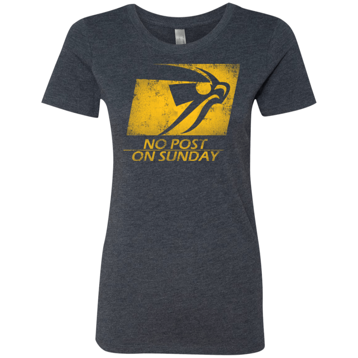 T-Shirts Vintage Navy / Small No Post On Sunday Women's Triblend T-Shirt