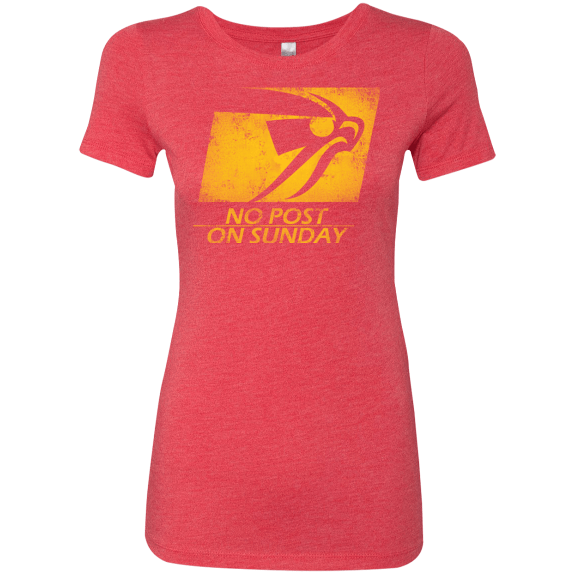 T-Shirts Vintage Red / Small No Post On Sunday Women's Triblend T-Shirt