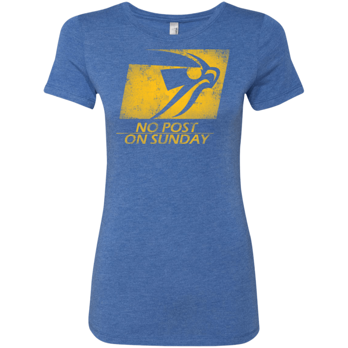 T-Shirts Vintage Royal / Small No Post On Sunday Women's Triblend T-Shirt