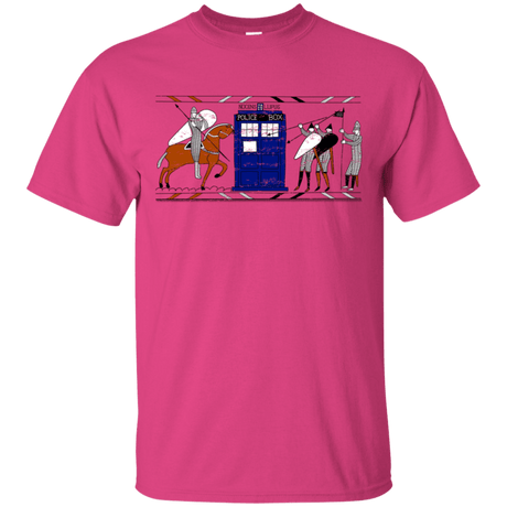 T-Shirts Heliconia / S Nocens Lupus Tardis in the Bayeux Tapestry T-Shirt