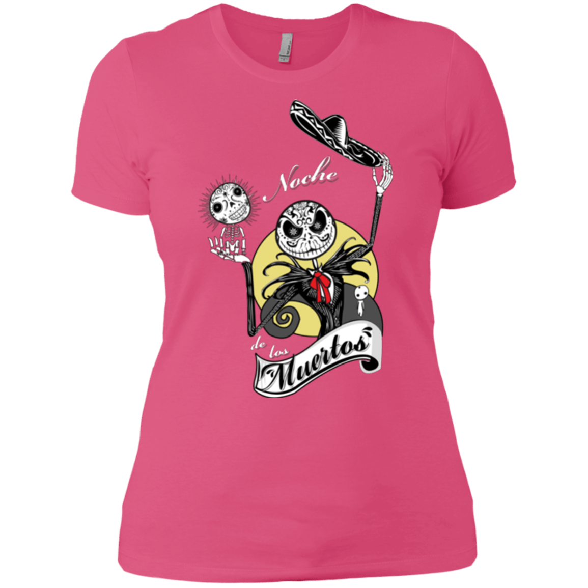 T-Shirts Hot Pink / X-Small Noche de los Muertos Women's Premium T-Shirt