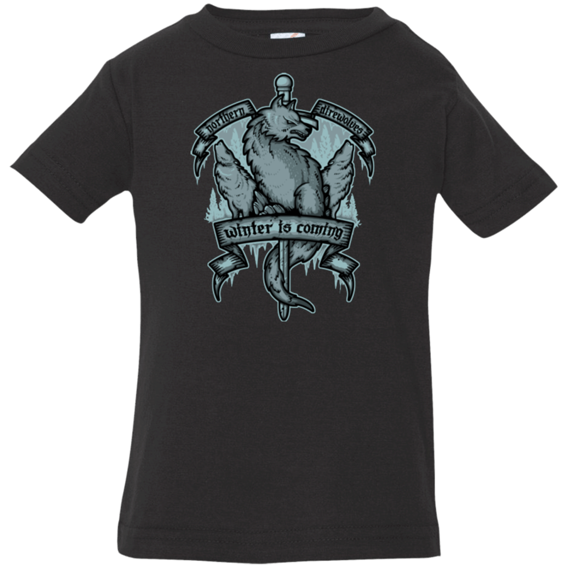 T-Shirts Black / 6 Months Northern Direwolves Infant PremiumT-Shirt