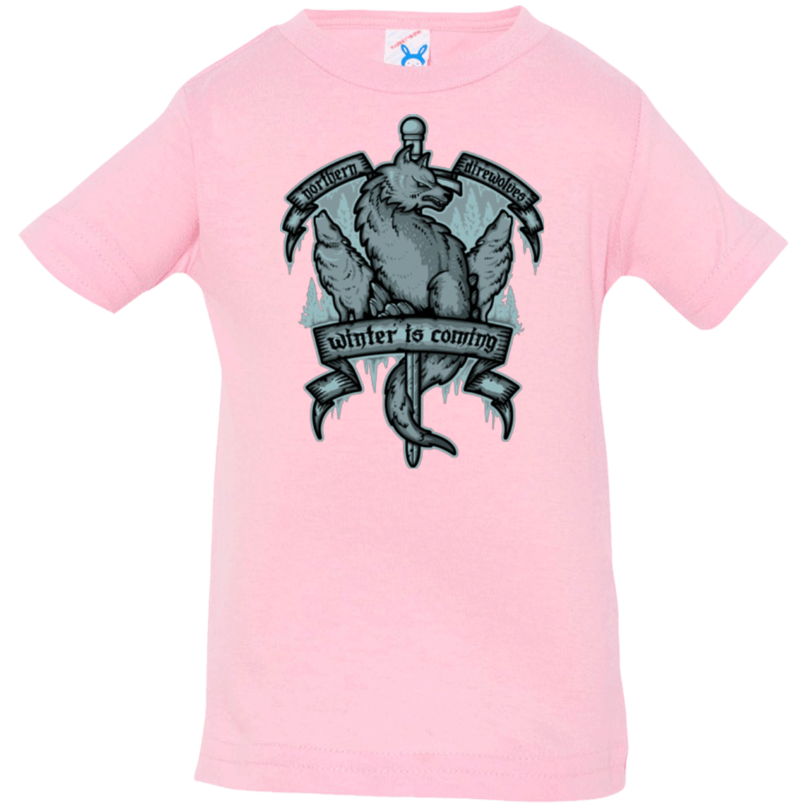 T-Shirts Pink / 6 Months Northern Direwolves Infant PremiumT-Shirt