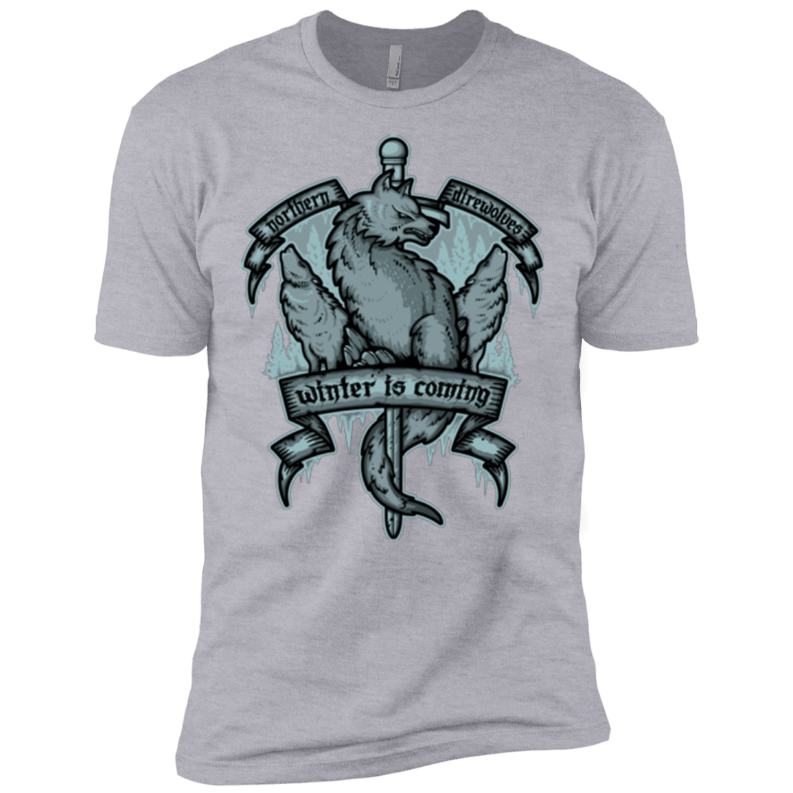 T-Shirts Heather Grey / X-Small Northern Direwolves Men's Premium T-Shirt