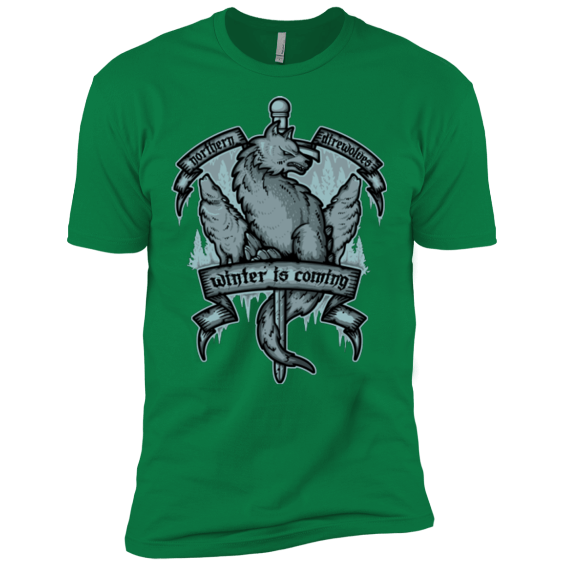 T-Shirts Kelly Green / X-Small Northern Direwolves Men's Premium T-Shirt