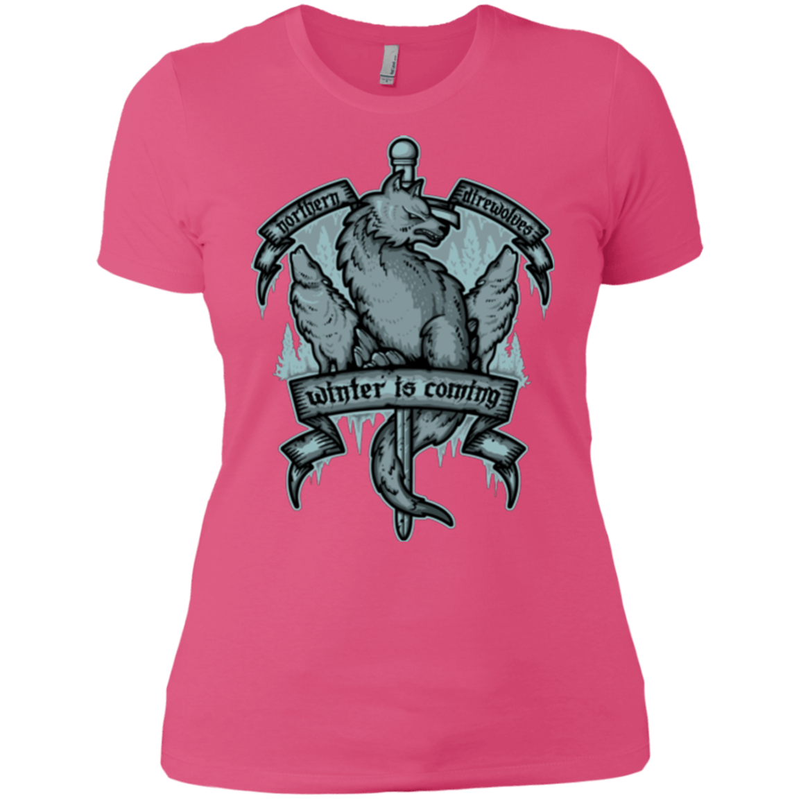 T-Shirts Hot Pink / X-Small Northern Direwolves Women's Premium T-Shirt