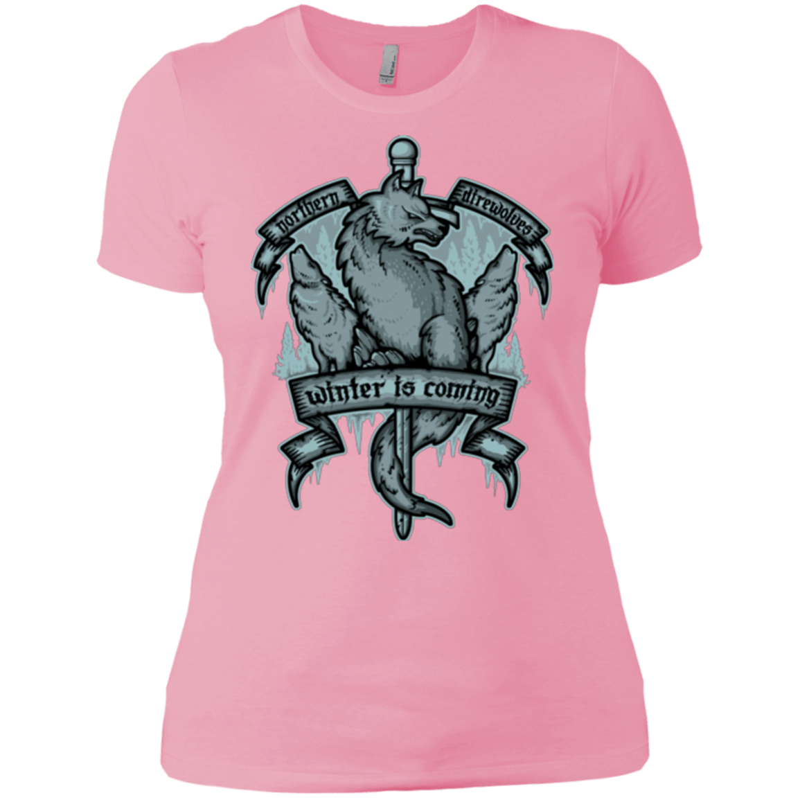T-Shirts Light Pink / X-Small Northern Direwolves Women's Premium T-Shirt