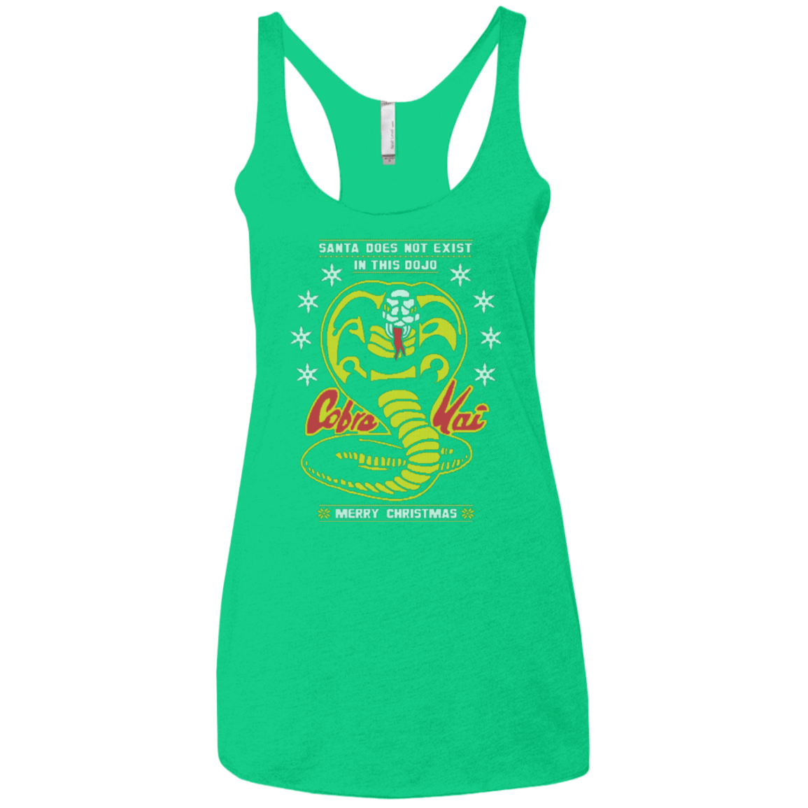 T-Shirts Envy / X-Small NOT IN THIS DOJO Women's Triblend Racerback Tank
