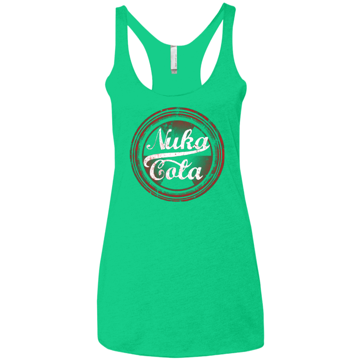 T-Shirts Envy / X-Small Nuka Cola Women's Triblend Racerback Tank