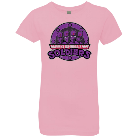 T-Shirts Light Pink / YXS OBEDIENT EXPENDABLE FOOT SOLDIERS Girls Premium T-Shirt
