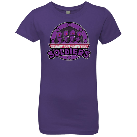 T-Shirts Purple Rush / YXS OBEDIENT EXPENDABLE FOOT SOLDIERS Girls Premium T-Shirt