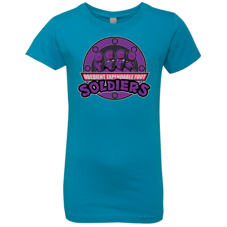 T-Shirts Turquoise / YXS OBEDIENT EXPENDABLE FOOT SOLDIERS Girls Premium T-Shirt