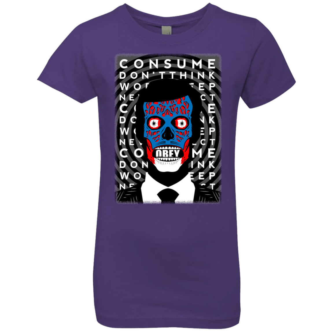 T-Shirts Purple Rush / YXS OBEY Girls Premium T-Shirt