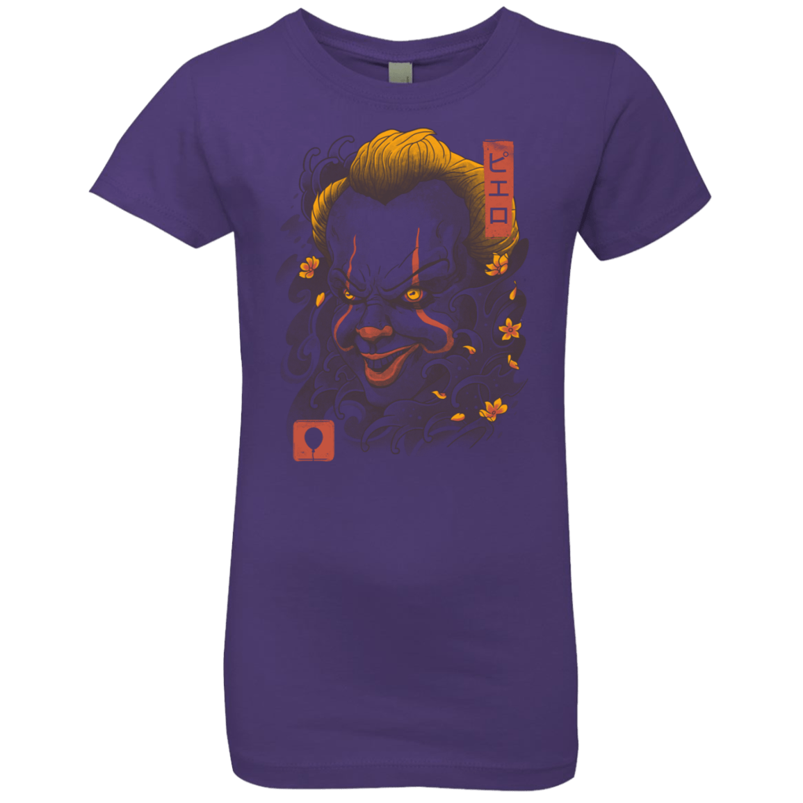 T-Shirts Purple Rush / YXS Oni Clown Mask Girls Premium T-Shirt