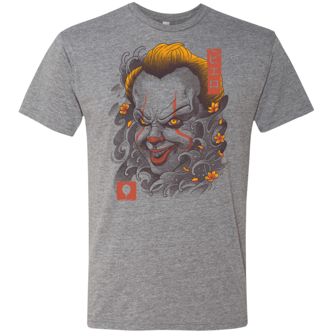 T-Shirts Premium Heather / S Oni Clown Mask Men's Triblend T-Shirt