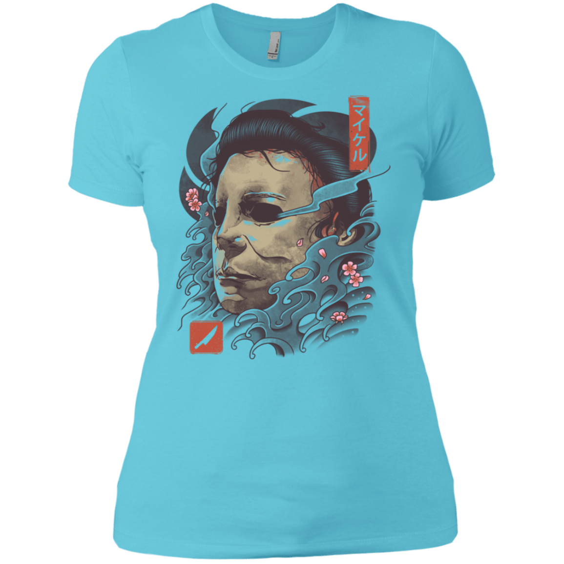 T-Shirts Cancun / X-Small Oni Slasher Mask Women's Premium T-Shirt