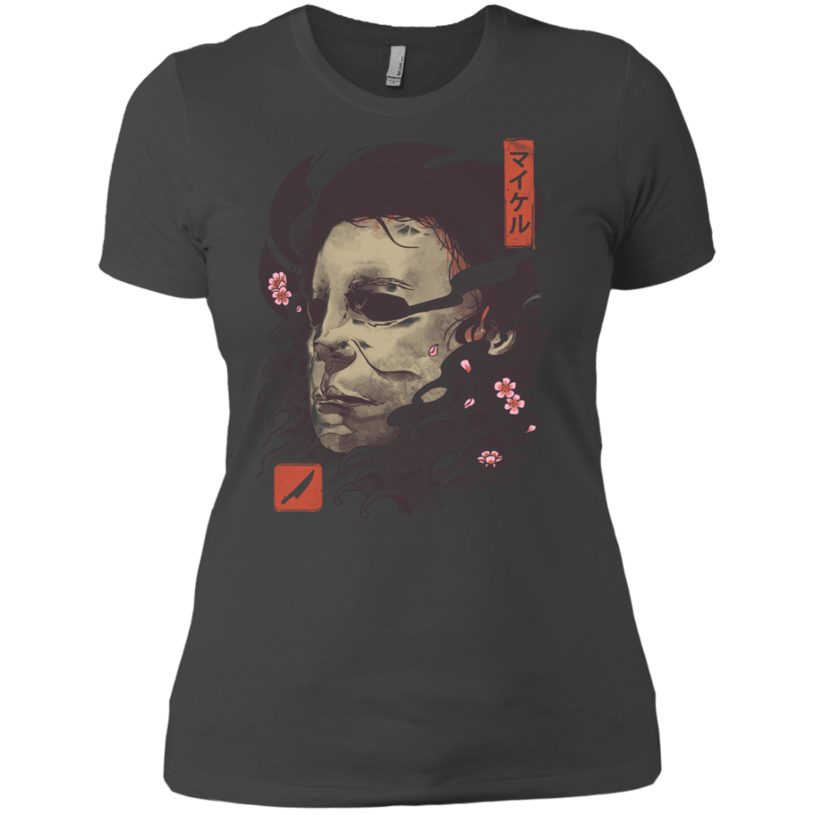 T-Shirts Heavy Metal / X-Small Oni Slasher Mask Women's Premium T-Shirt