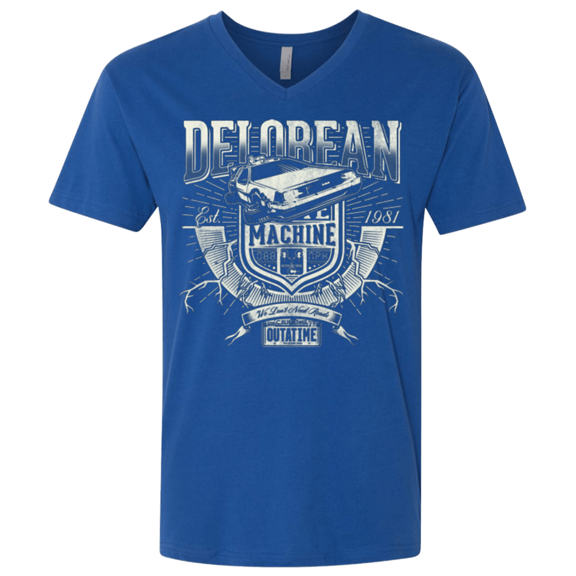 T-Shirts Royal / X-Small Outa Time Men's Premium V-Neck