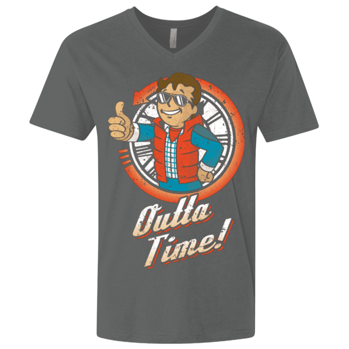 T-Shirts Heavy Metal / X-Small Outta Time Men's Premium V-Neck