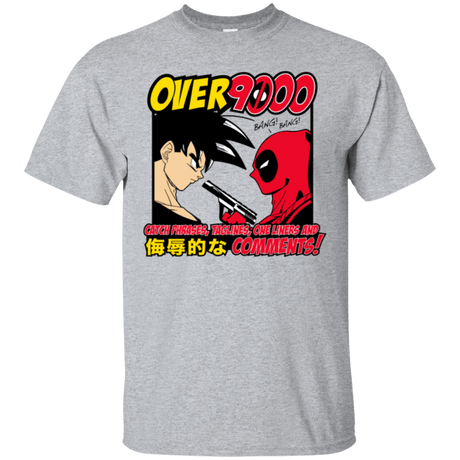 T-Shirts Sport Grey / Small Over 9000 T-Shirt