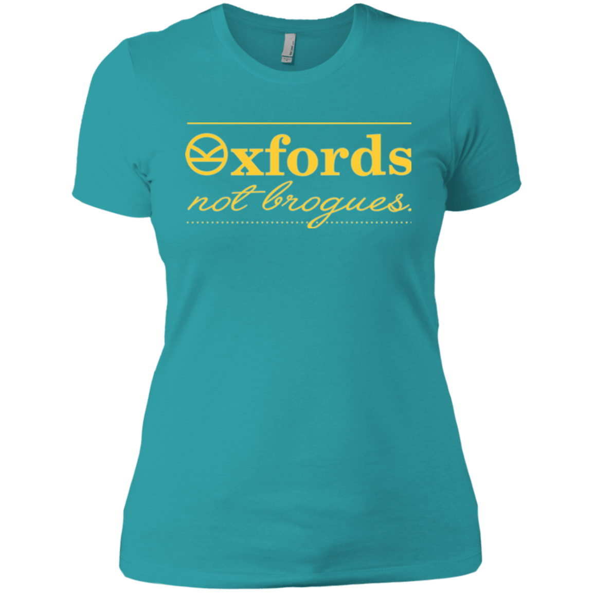 T-Shirts Tahiti Blue / X-Small Oxfords Not Brogues Women's Premium T-Shirt