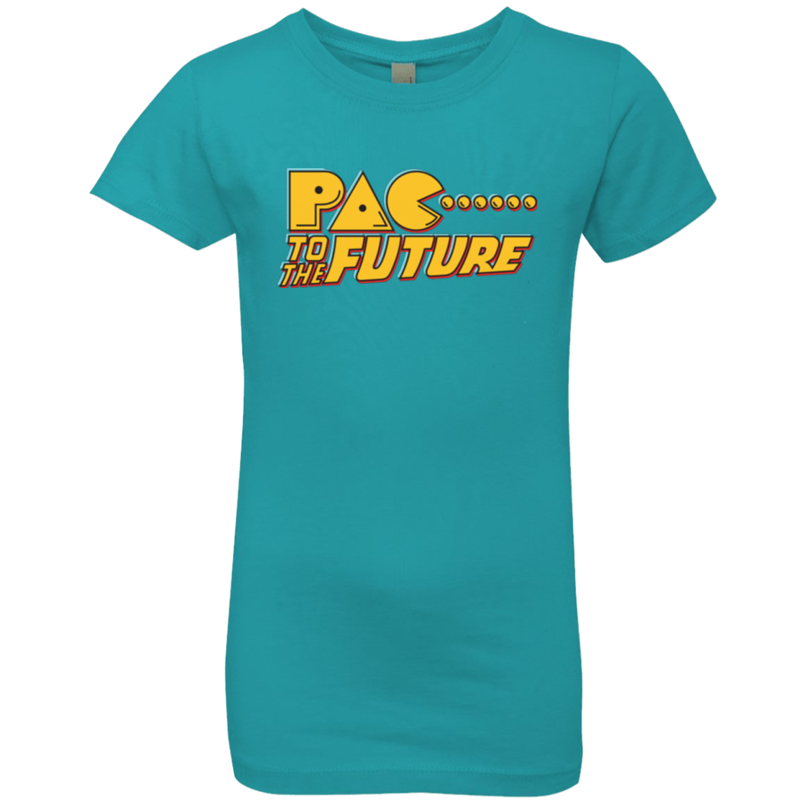 T-Shirts Tahiti Blue / YXS Pac to the Future Girls Premium T-Shirt