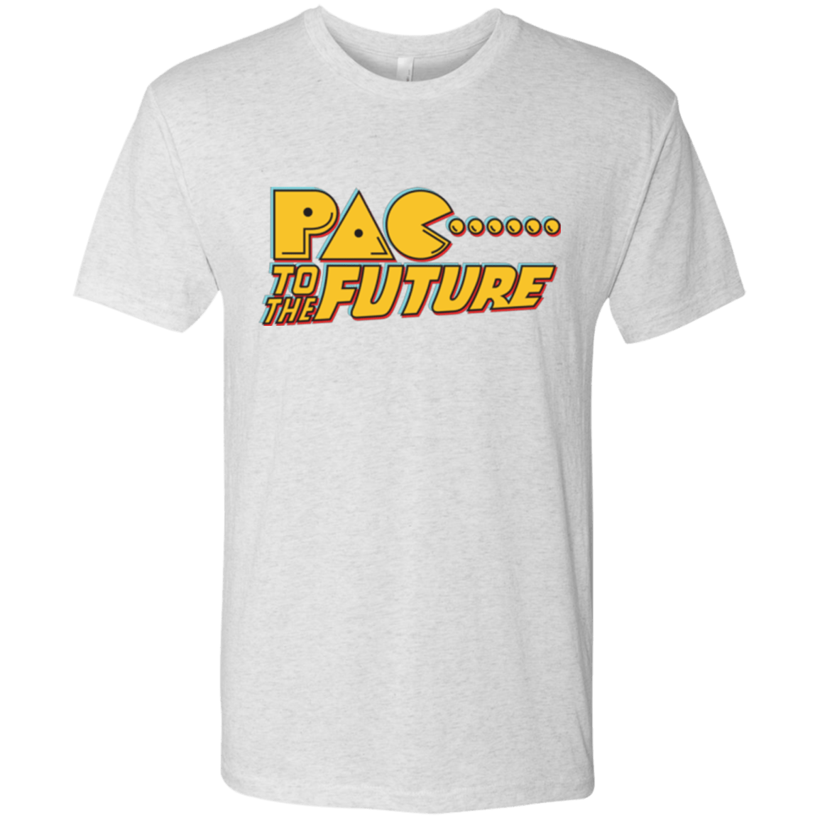 T-Shirts Heather White / Small Pac to the Future Men's Triblend T-Shirt