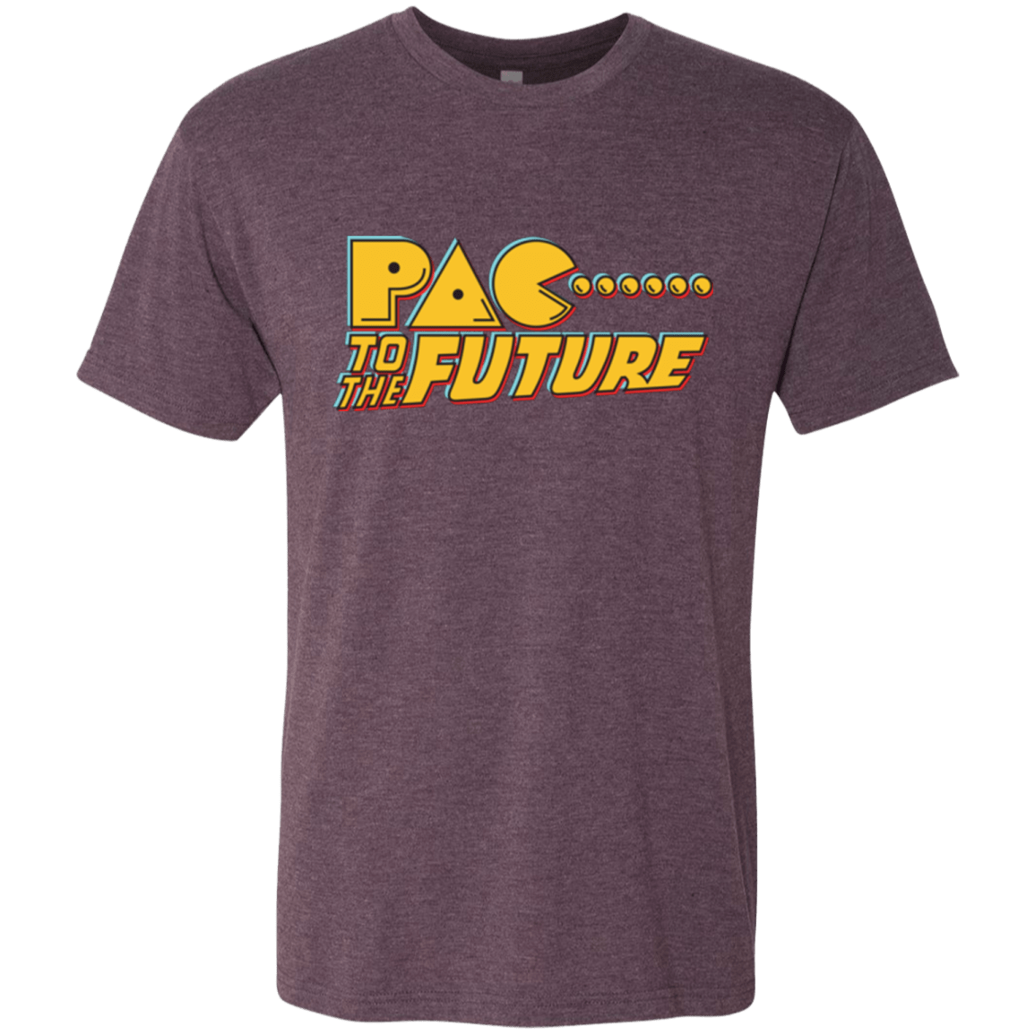 T-Shirts Vintage Purple / Small Pac to the Future Men's Triblend T-Shirt