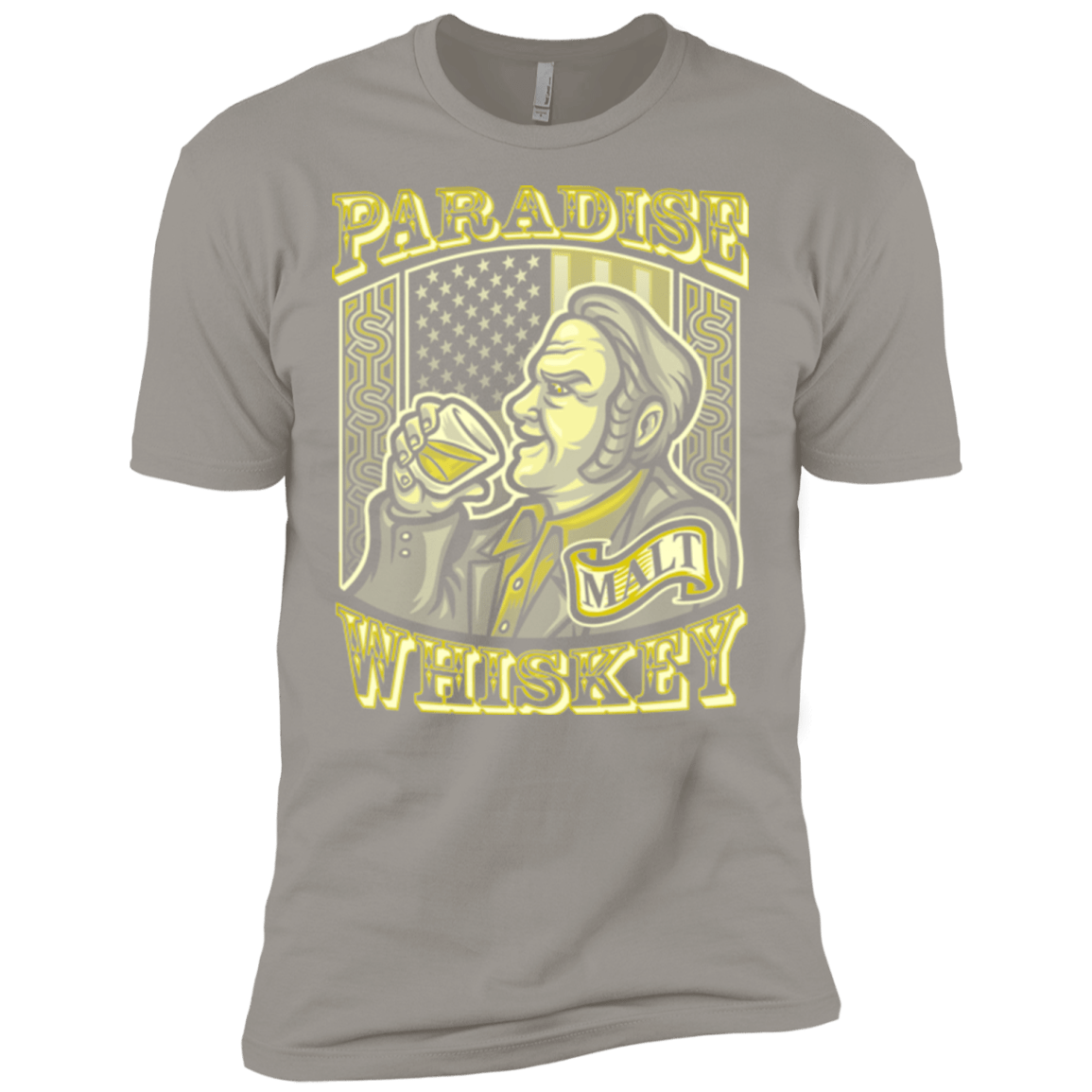T-Shirts Light Grey / X-Small Paradise Whiskey Men's Premium T-Shirt