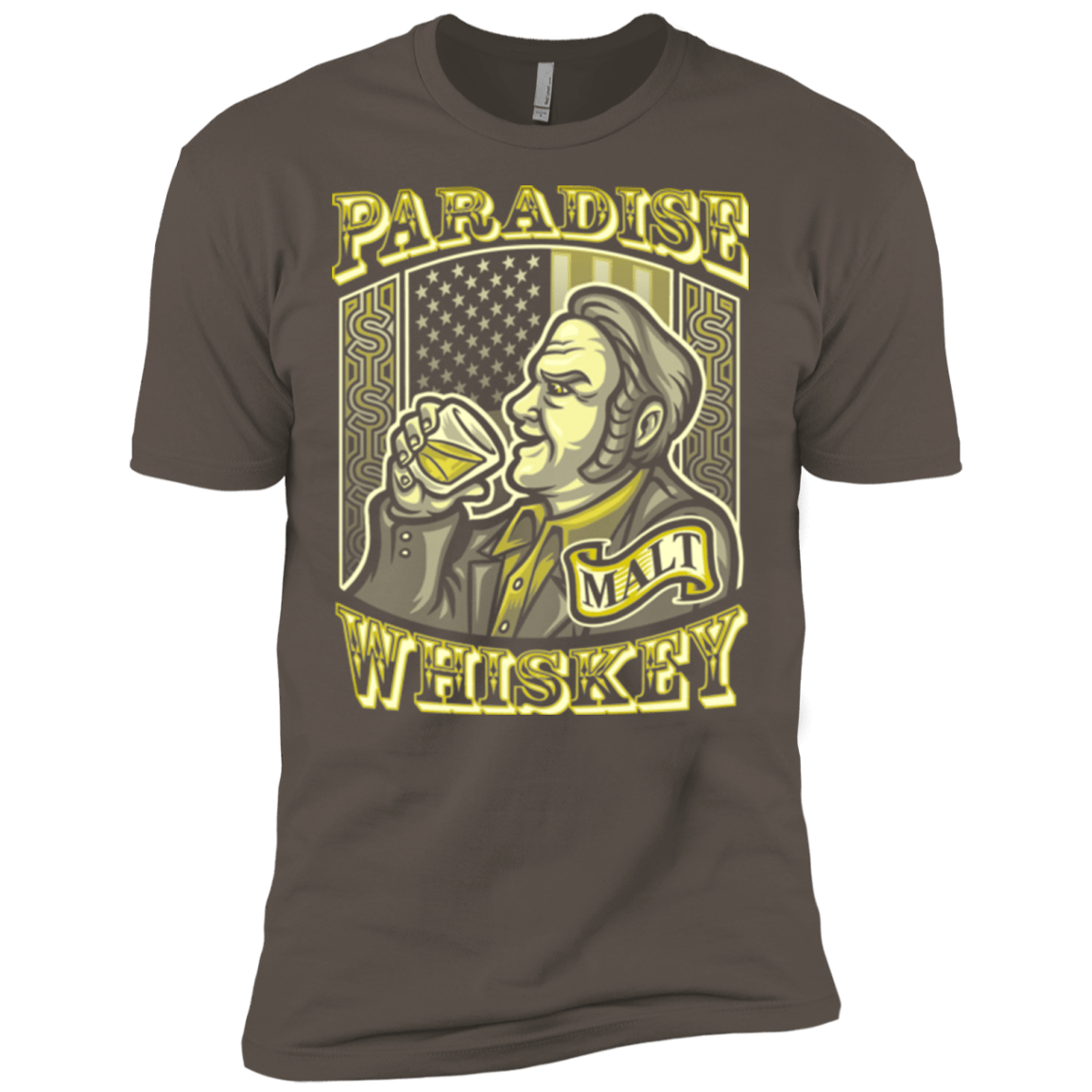 T-Shirts Warm Grey / X-Small Paradise Whiskey Men's Premium T-Shirt