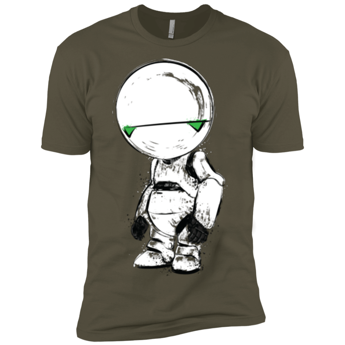 T-Shirts Military Green / X-Small Paranoid Android Men's Premium T-Shirt