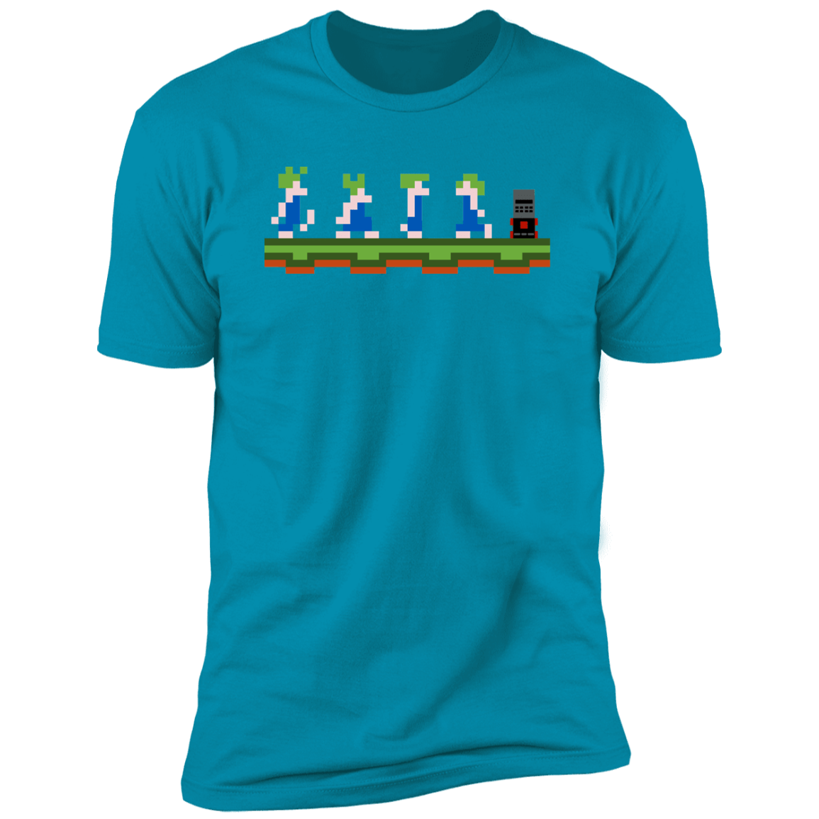 T-Shirts Turquoise / S Pass Denied Men's Premium T-Shirt