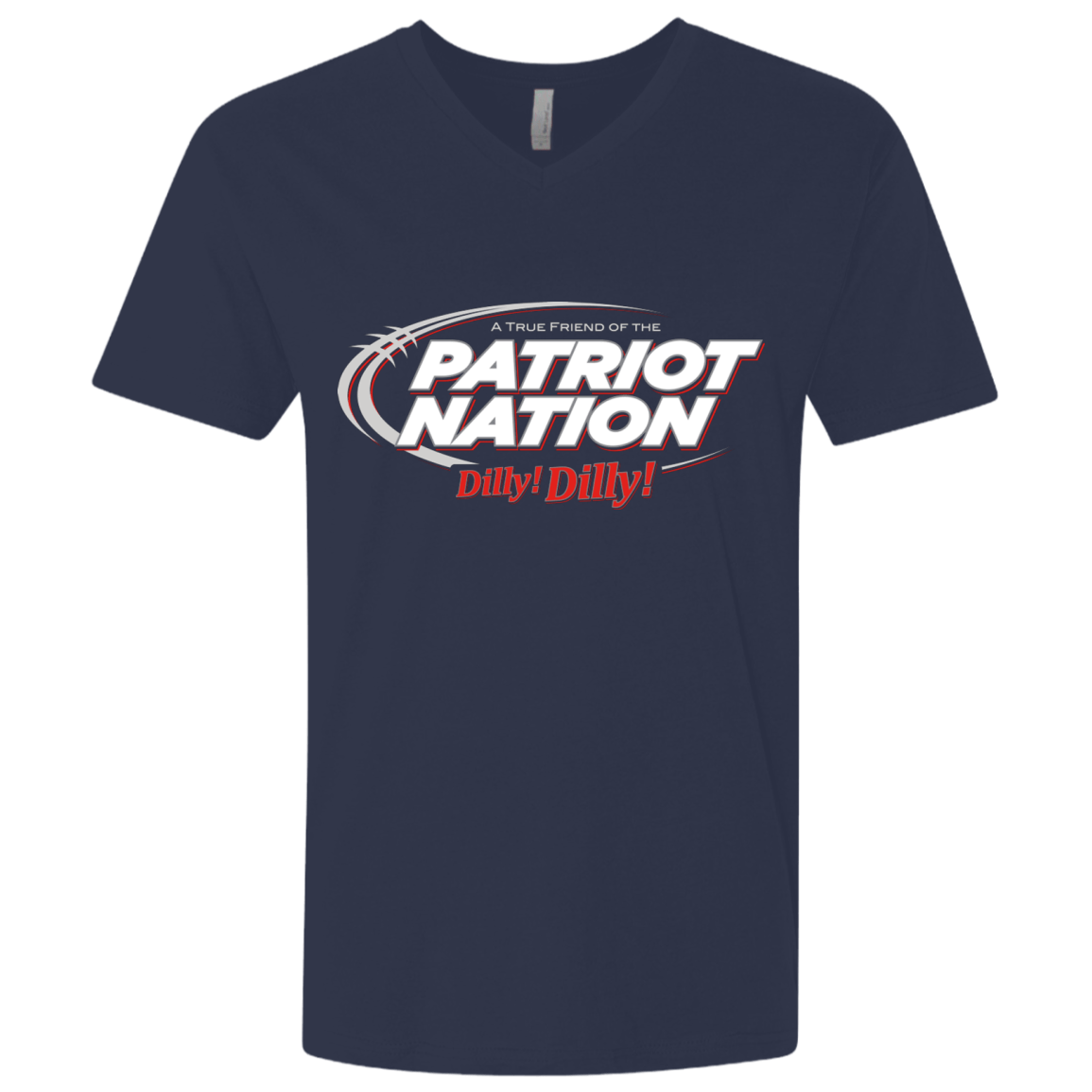 T-Shirts Midnight Navy / X-Small Patriot Nation Dilly Dilly Men's Premium V-Neck