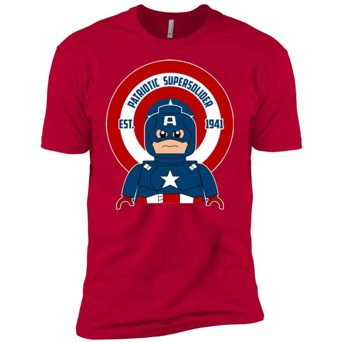 T-Shirts Red / YXS Patriotic Supersoldier Boys Premium T-Shirt
