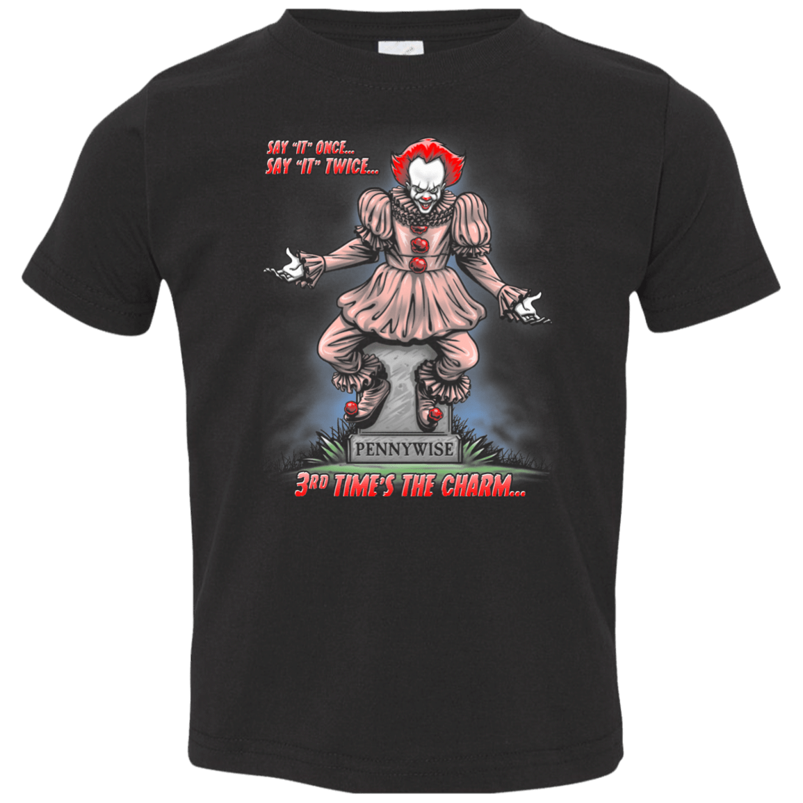 T-Shirts Black / 2T Pennywise the Dancing Clown Toddler Premium T-Shirt