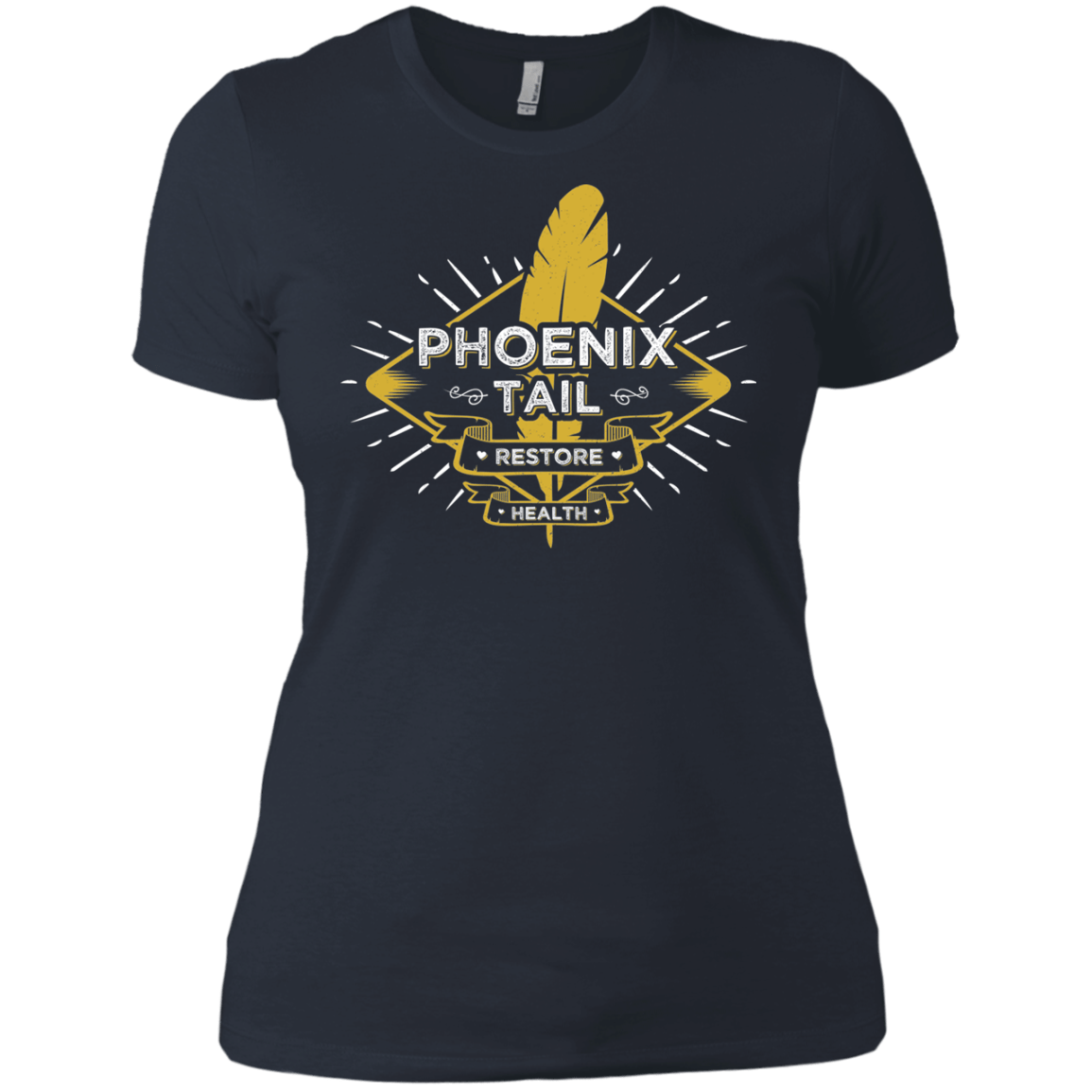 T-Shirts Indigo / X-Small Phoenix Tail Women's Premium T-Shirt