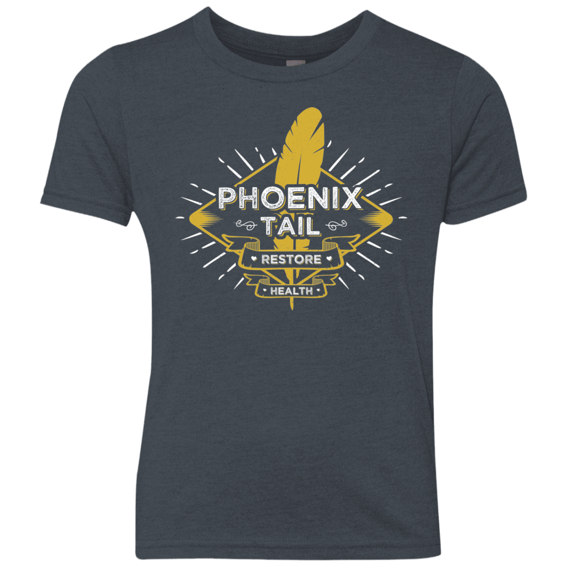 T-Shirts Vintage Navy / YXS Phoenix Tail Youth Triblend T-Shirt