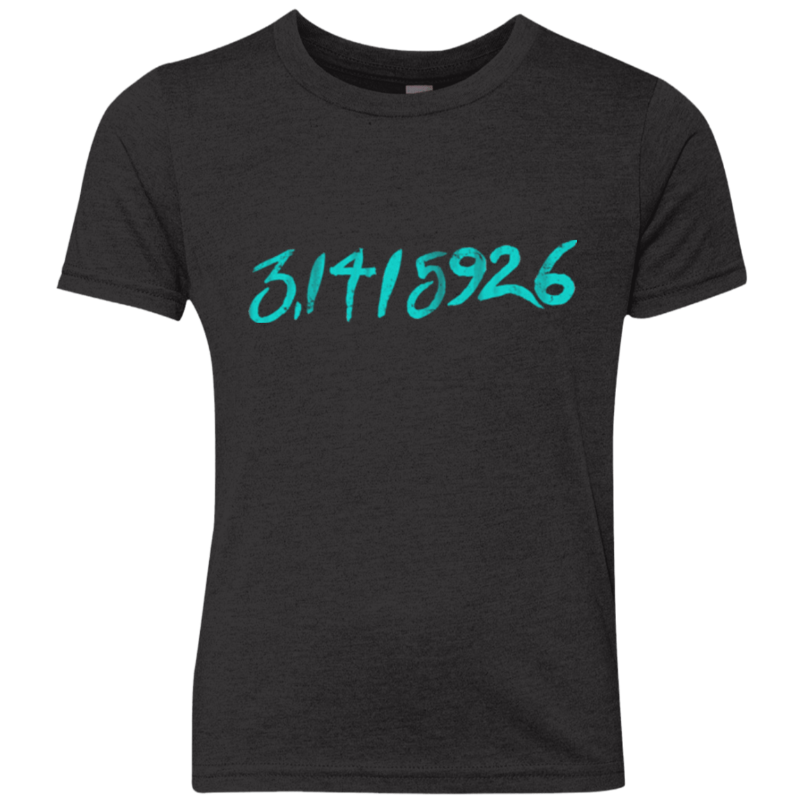 T-Shirts Vintage Black / YXS Pi Date Youth Triblend T-Shirt