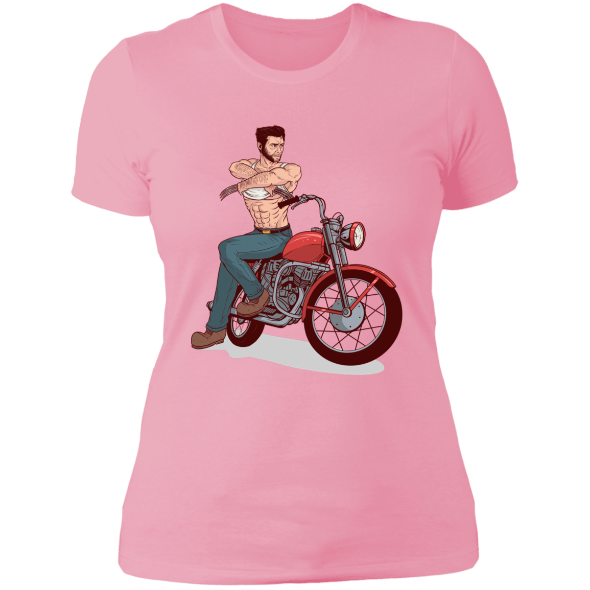 T-Shirts Light Pink / S Pin-up Wolverine Women's Premium T-Shirt