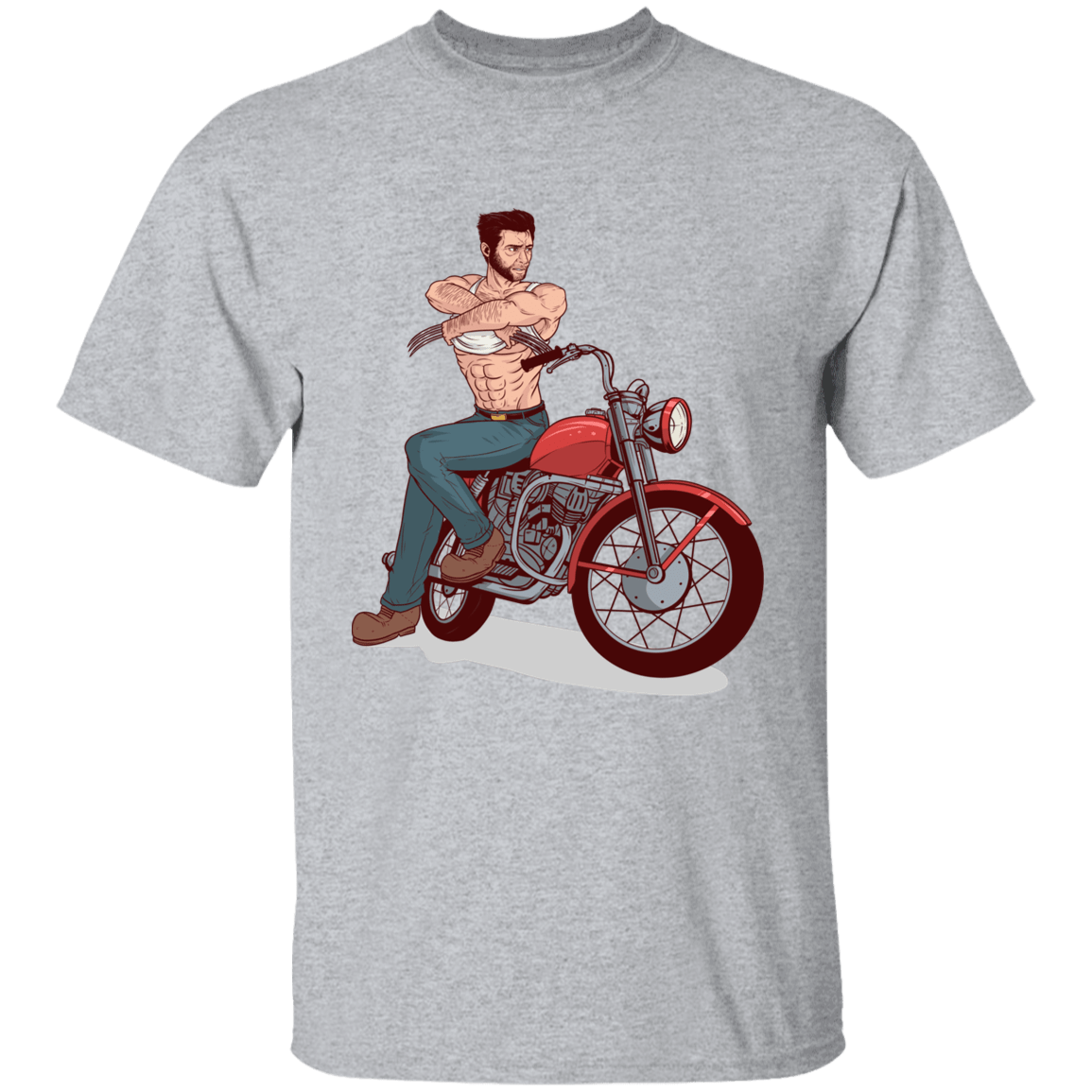 T-Shirts Sport Grey / YXS Pin-up Wolverine Youth T-Shirt