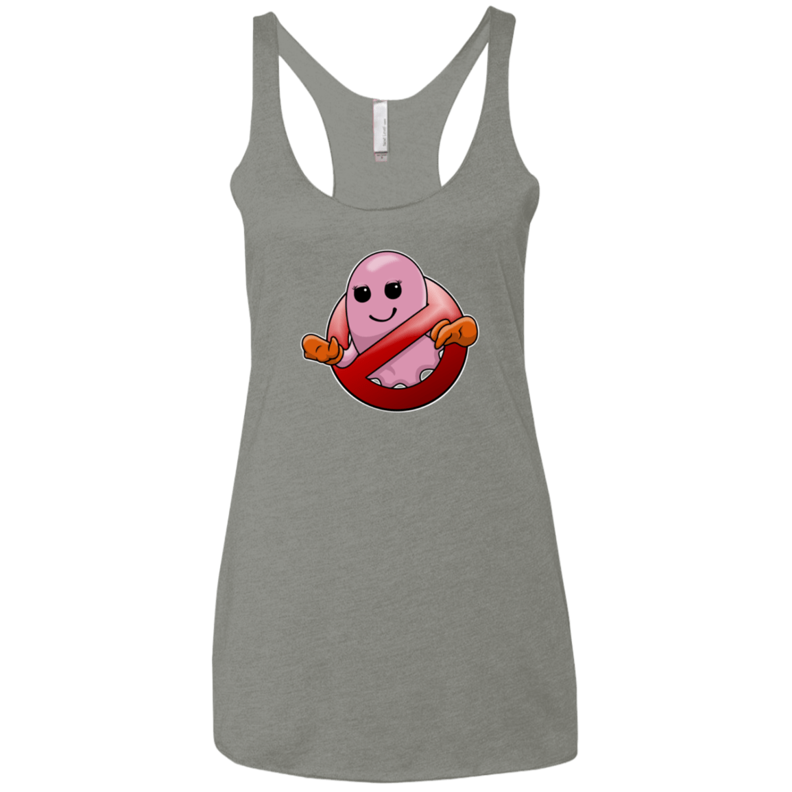 T-Shirts Venetian Grey / X-Small Pinky Buster Women's Triblend Racerback Tank