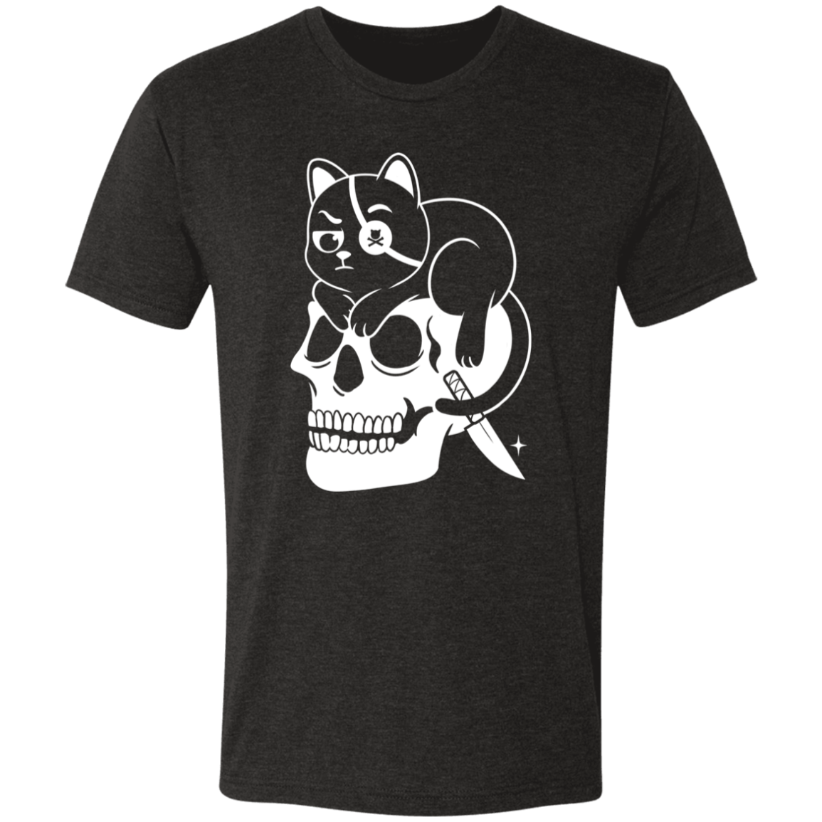 T-Shirts Vintage Black / S Piracat Men's Triblend T-Shirt