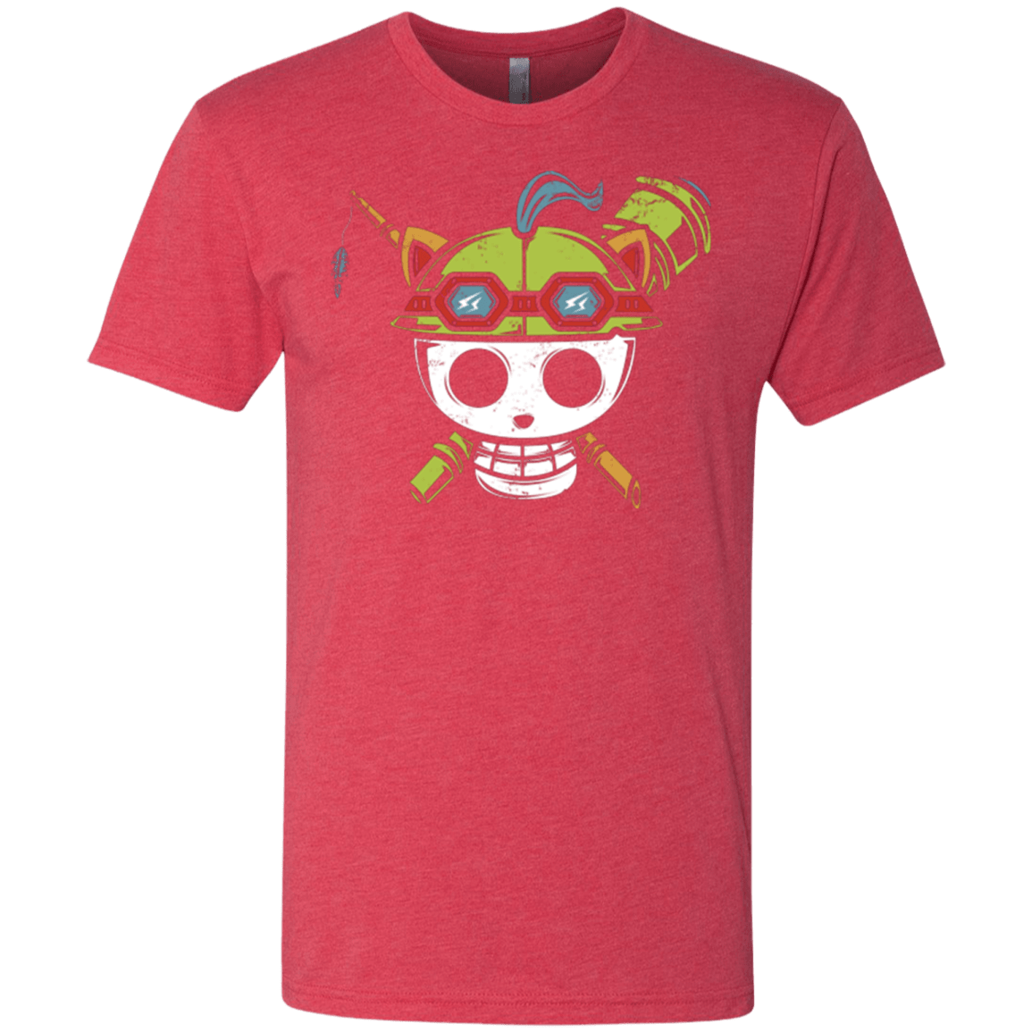 T-Shirts Vintage Red / Small Pirate Scout Men's Triblend T-Shirt