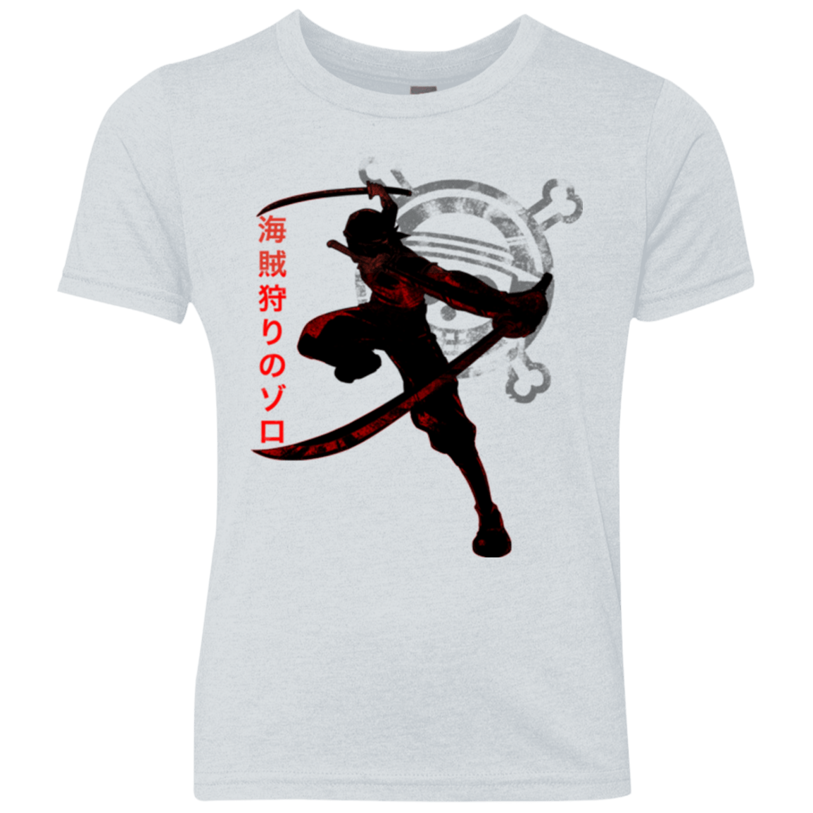 T-Shirts Heather White / YXS Pirate Slayer Youth Triblend T-Shirt