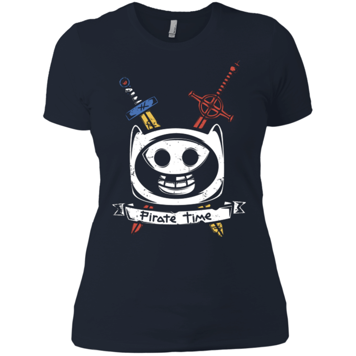 T-Shirts Midnight Navy / X-Small Pirate Time Women's Premium T-Shirt