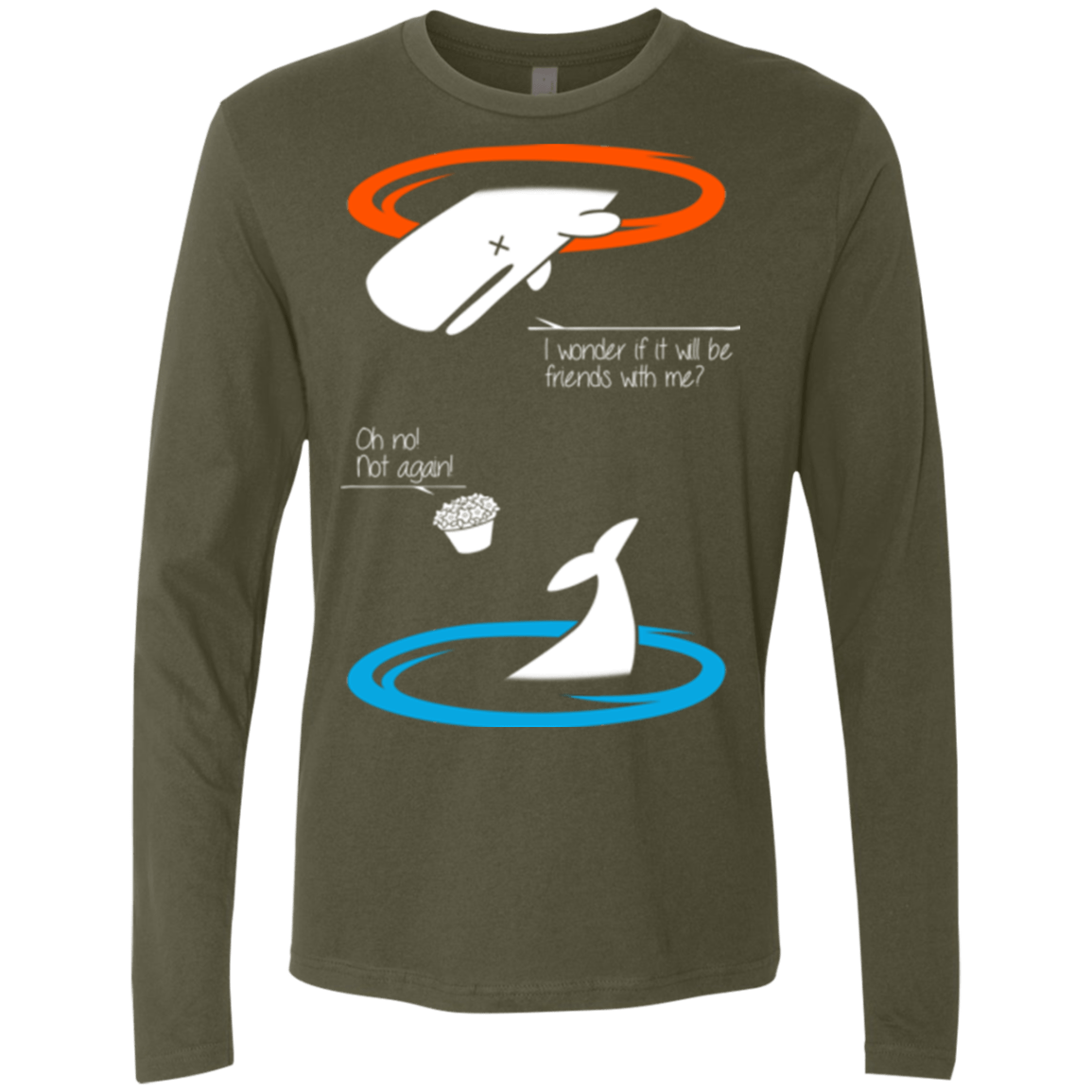 T-Shirts Military Green / Small Portal guide Men's Premium Long Sleeve