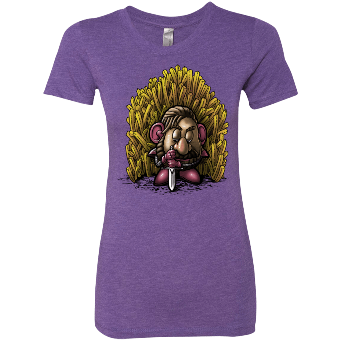 T-Shirts Purple Rush / Small Potato Women's Triblend T-Shirt