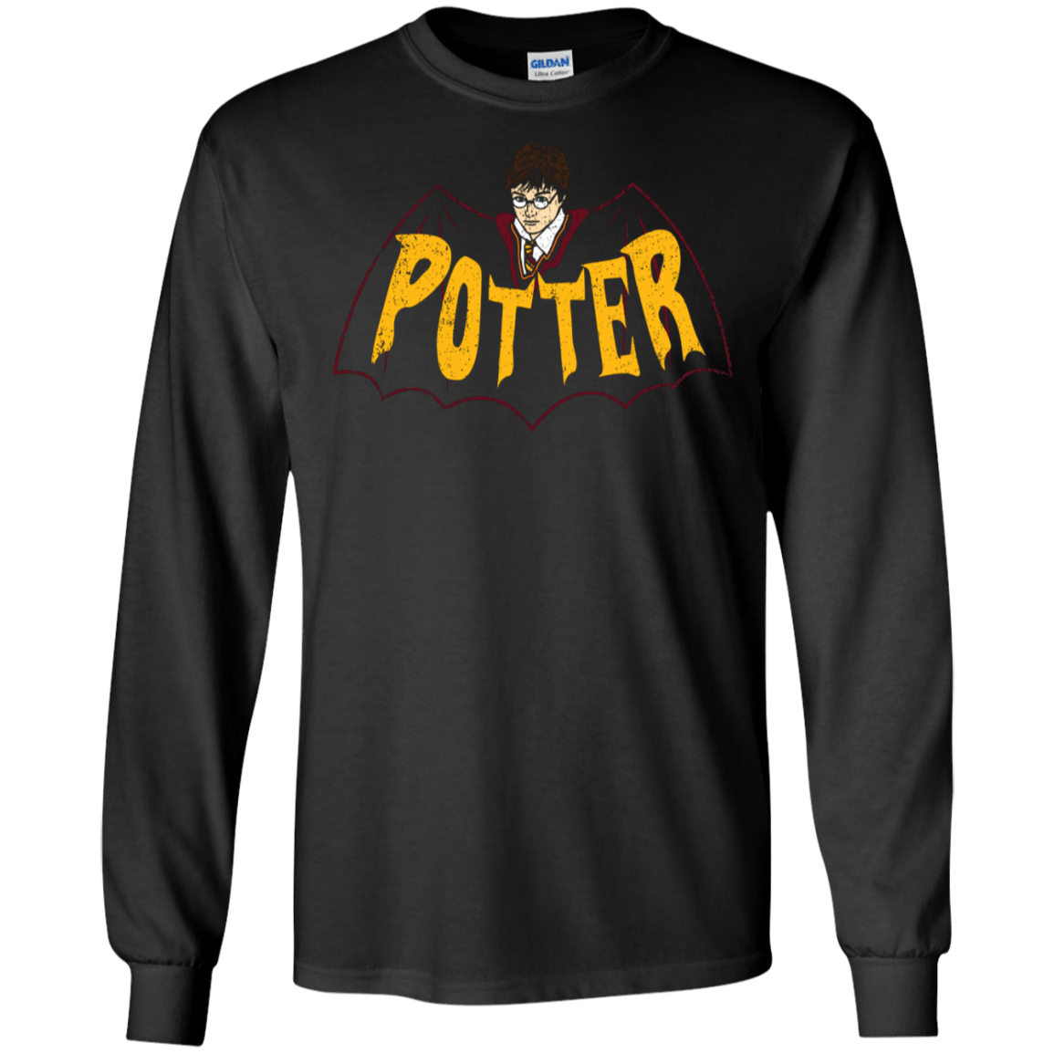 T-Shirts Black / S Potter Men's Long Sleeve T-Shirt