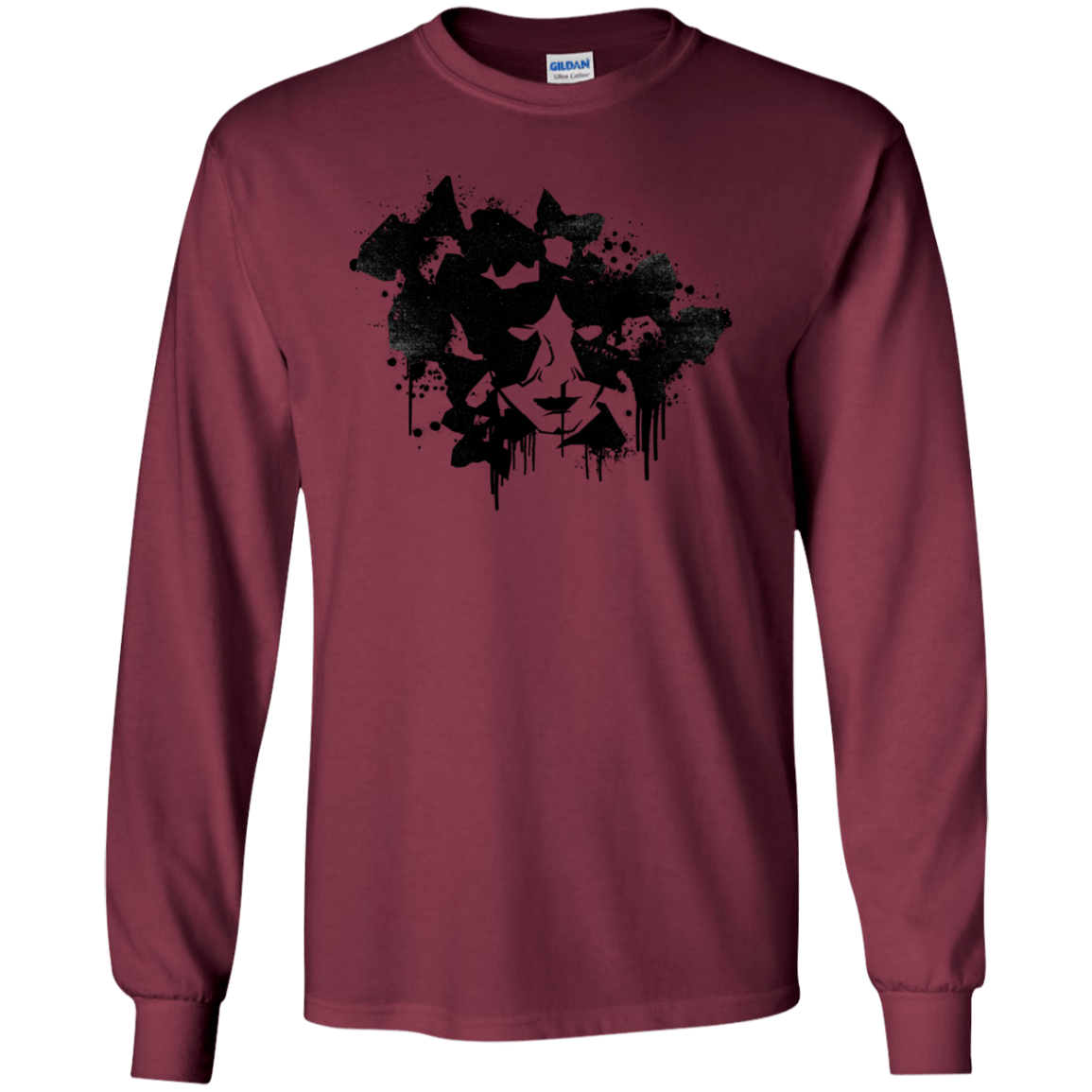 T-Shirts Maroon / S Power of 11 Men's Long Sleeve T-Shirt